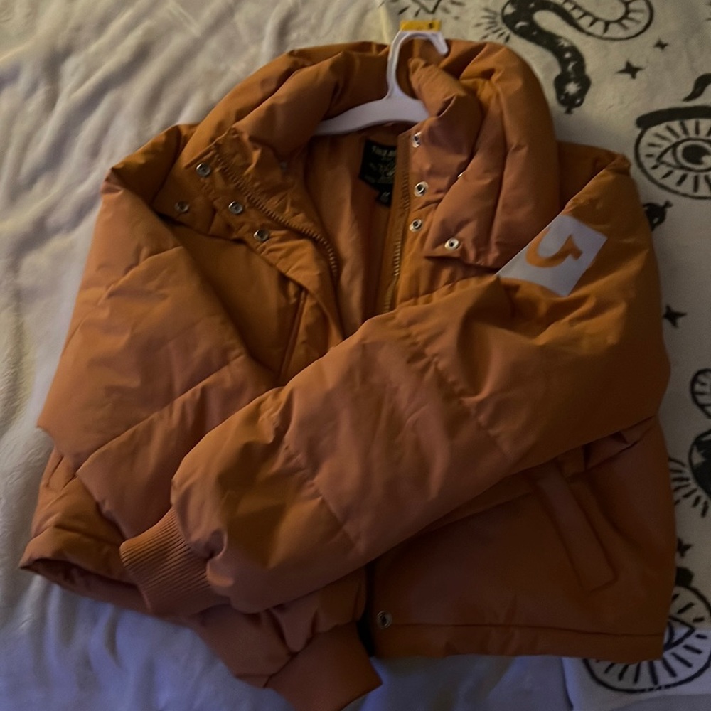 True Religion cropped puffer jacket